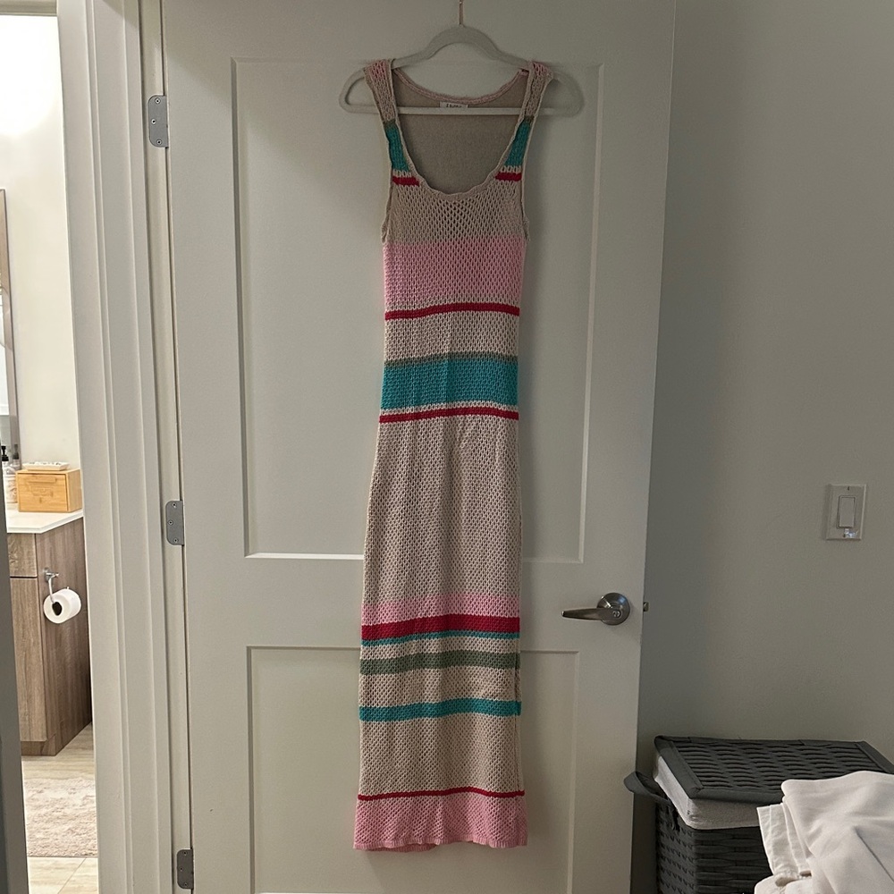 Z Supply Colorful Striped Maxi Dress